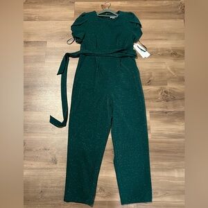 Sparkly green Calvin Klein romper